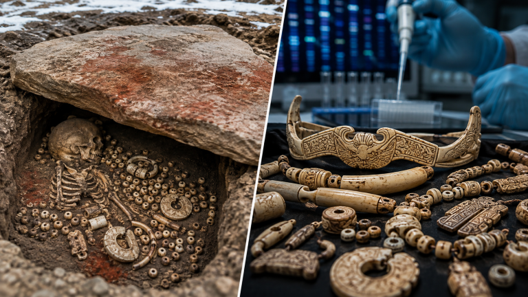The 24,000-Year-Old Boy Buried Beneath A Stone Slab With 120 Beads And Mammoth-Ivory Jewelry — And The DNA Test That Revealed A Hidden Source Of Native American Ancestry