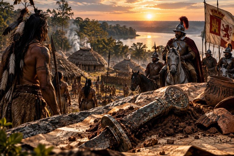 THE NATIVE VILLAGE THAT HID HERNANDO DE SOTO’S FIRST CAMP IN AMERICA